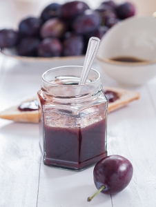 Pflaumenmus im Glas