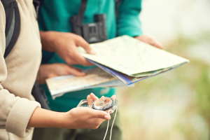 Schatzsuche mit Kompass