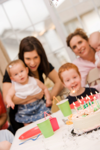 Gäste zum ersten Geburtstag