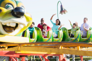 Familienausflug in den Erlebnispark