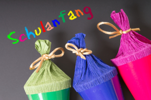 Schultüten zum Schulanfang basteln