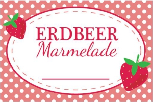 etikett-erdbeermarmelade