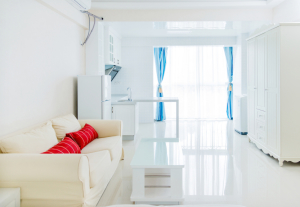 Puristische Wohnungseinrichtung