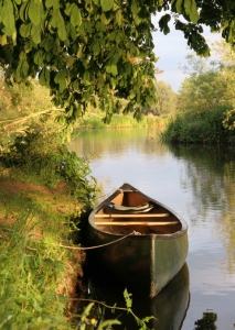 Romantische Bootsfahrt