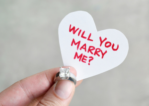 Willst du mich heiraten Herz