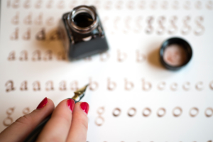 Kalligraphie Anleitung zum Nachmachen