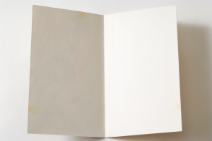 Blanko-Karte aus Pappe