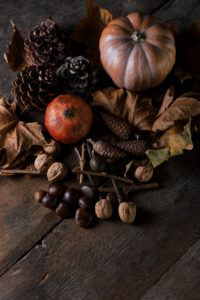 Herbstmaterialien zum Basteln