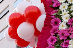 Girlande aus Luftballons