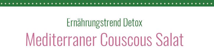 Rezept Detox