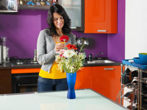 Blumenstrauß in Vase